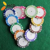 classic blank clay poker chip for wholesale 13.5g cheap chip factory