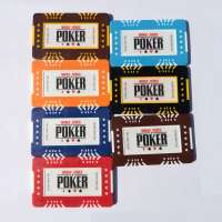 rectangular ceramic poker chip for heat transfer printing