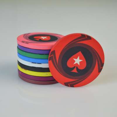 heat sublimation ceramic poker chips manufacturer ,