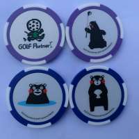 14Gram High quality clay poker chips Cheap custom poker chips 2 tone with sticker inlay